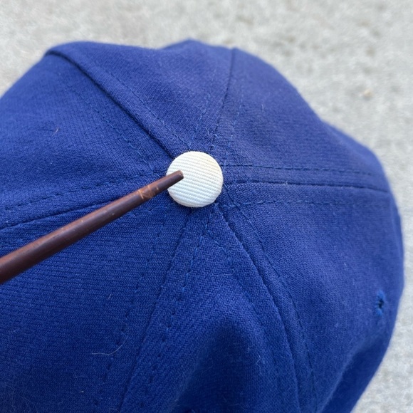 Los Angeles Dodgers Men's New Era 59Fifty Blue Fitted Cap 7 5/8 MLB Baseball LA - Picture 7 of 14